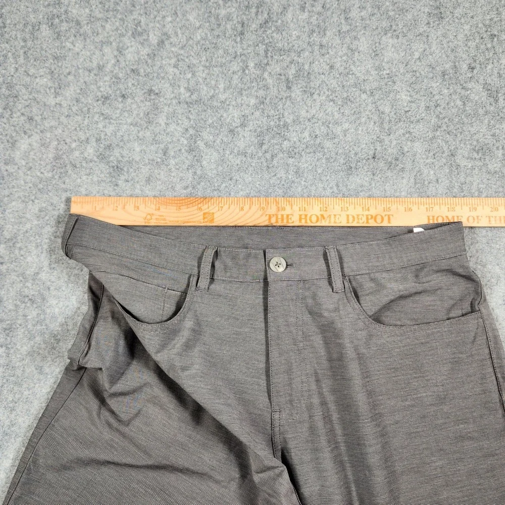 Callaway Mens 36x32 Gray Performance Stretch Golf Pants Flat Front Casual Chino - Picture 3 of 14